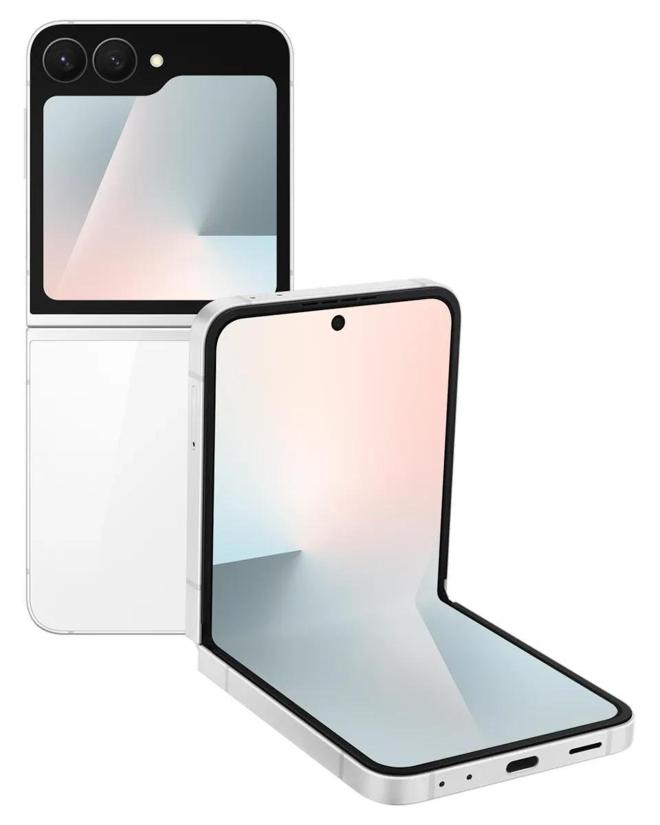 Samsung Galaxy Z Flip7 FE in White