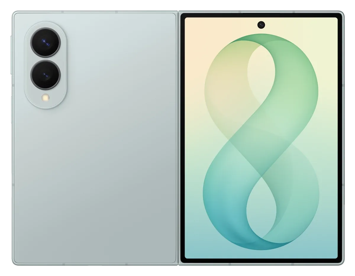 Samsung Galaxy Z Fold8 in Pistachio